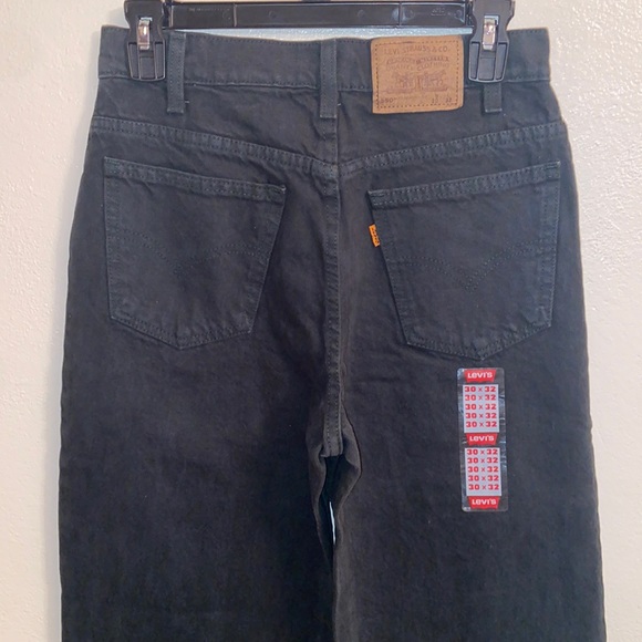 Levi’s Vintage Orange Tan Deep Forest Green Student Relaxed Fit 550 Size 30/32 - Picture 2 of 10